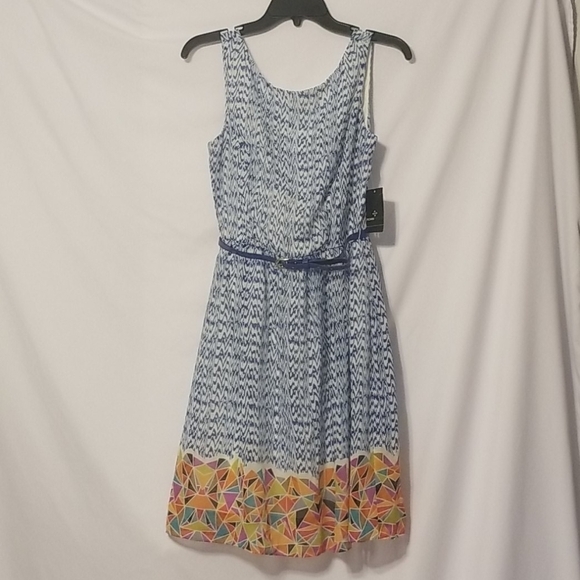 Ronni Nicole Chiffon A line Dress - Picture 1 of 7